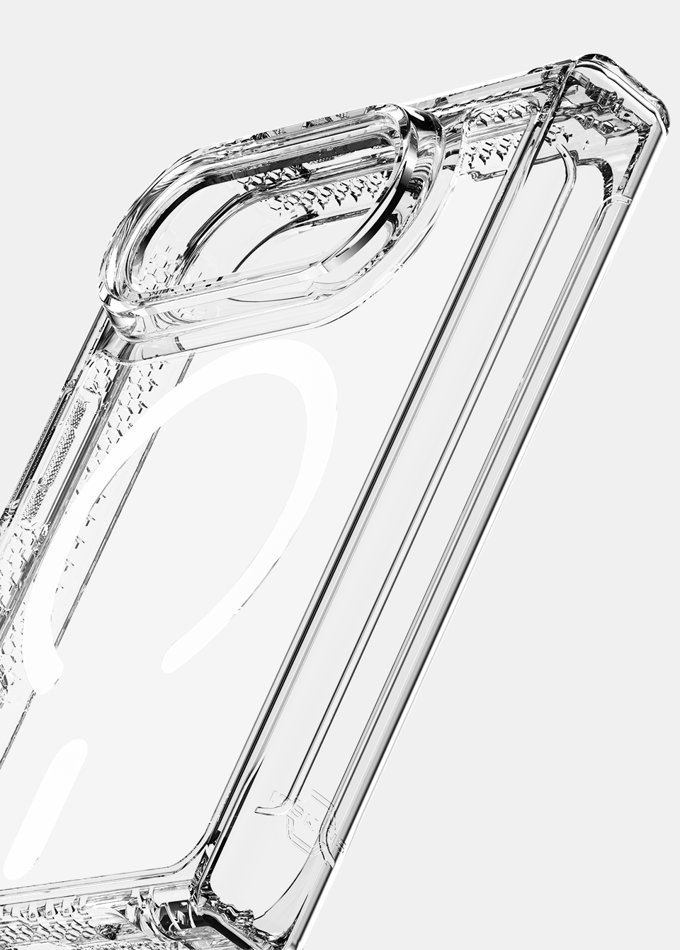 ITSKINS HYBRID R clear hinge case with MagSafe for Apple iPhone Ultra Fold