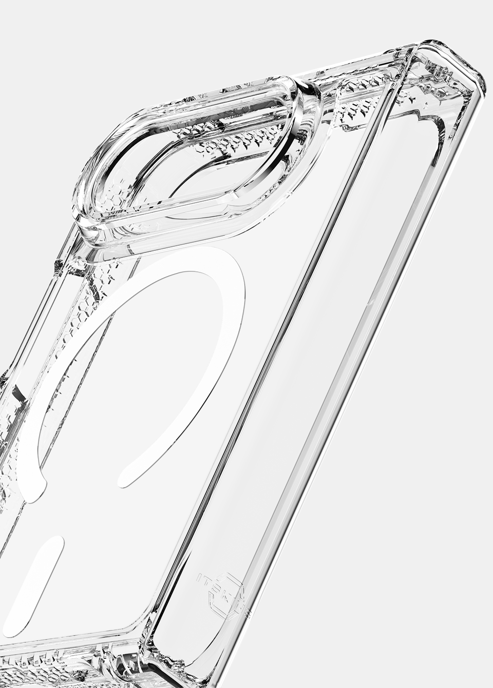 ITSKINS HYBRID R clear hinge case with MagSafe for Apple iPhone Ultra Fold