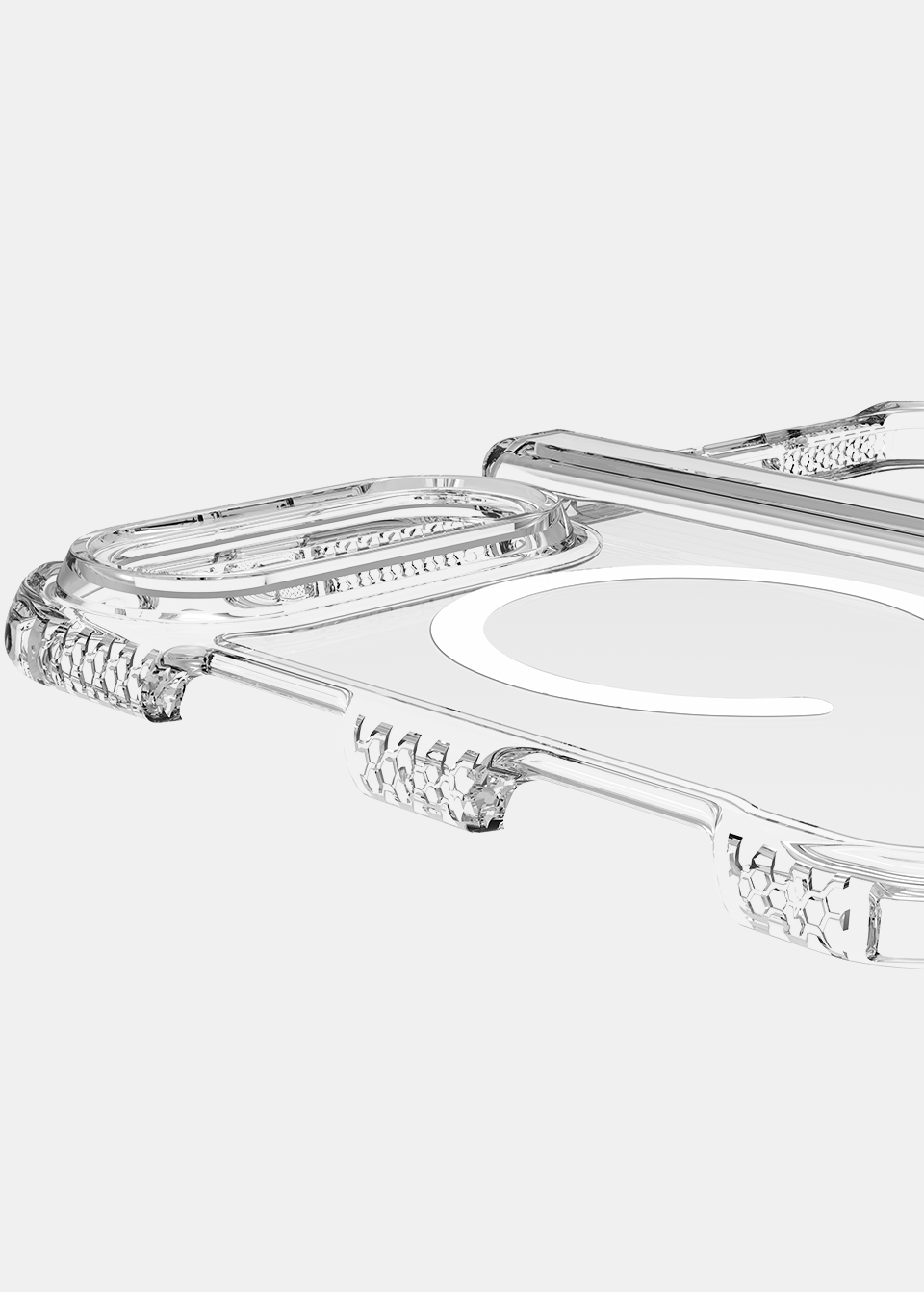 ITSKINS HYBRID R clear hinge case with MagSafe for Apple iPhone Ultra Fold