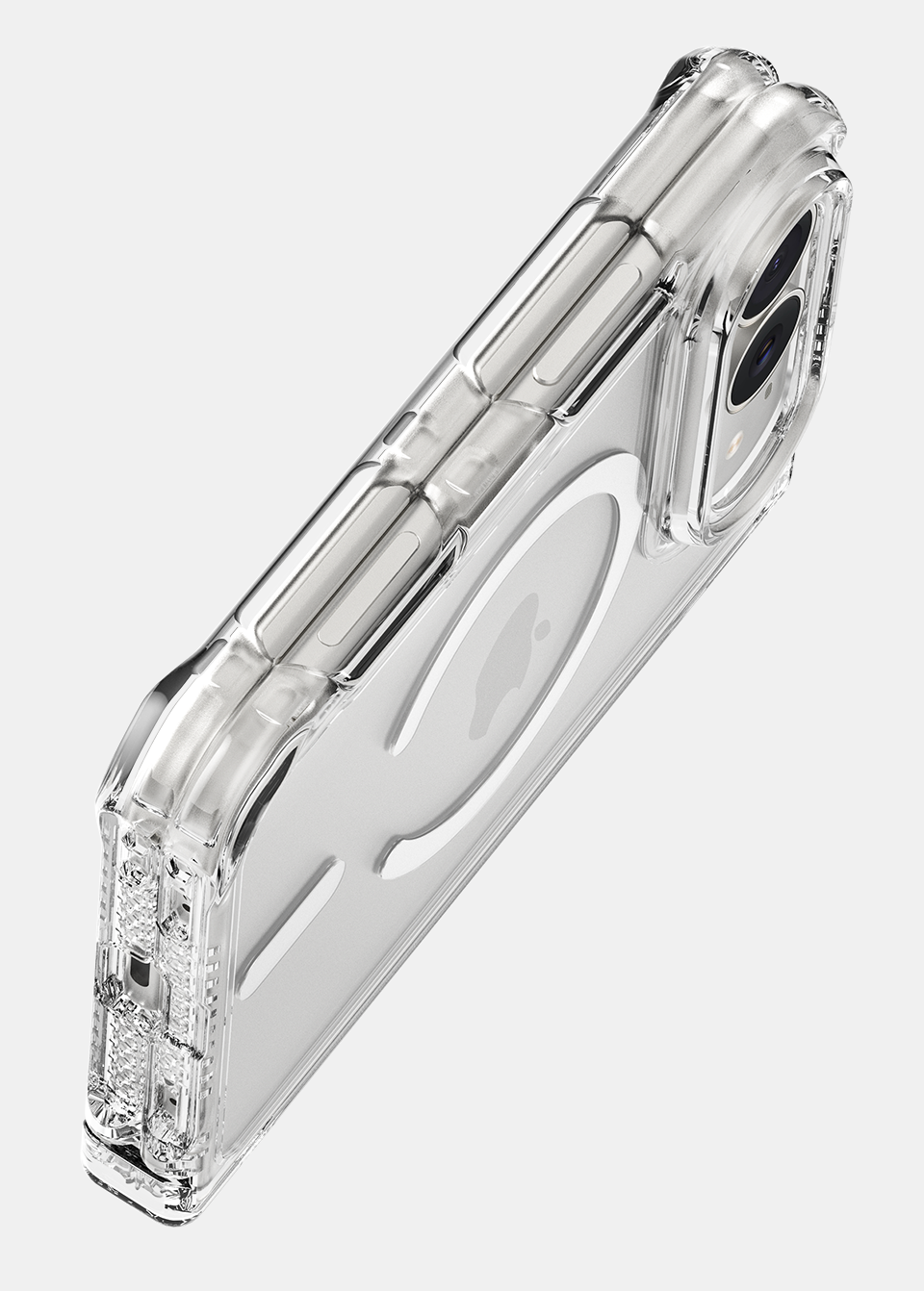 ITSKINS HYBRID R clear hinge case with MagSafe for Apple iPhone Ultra Fold
