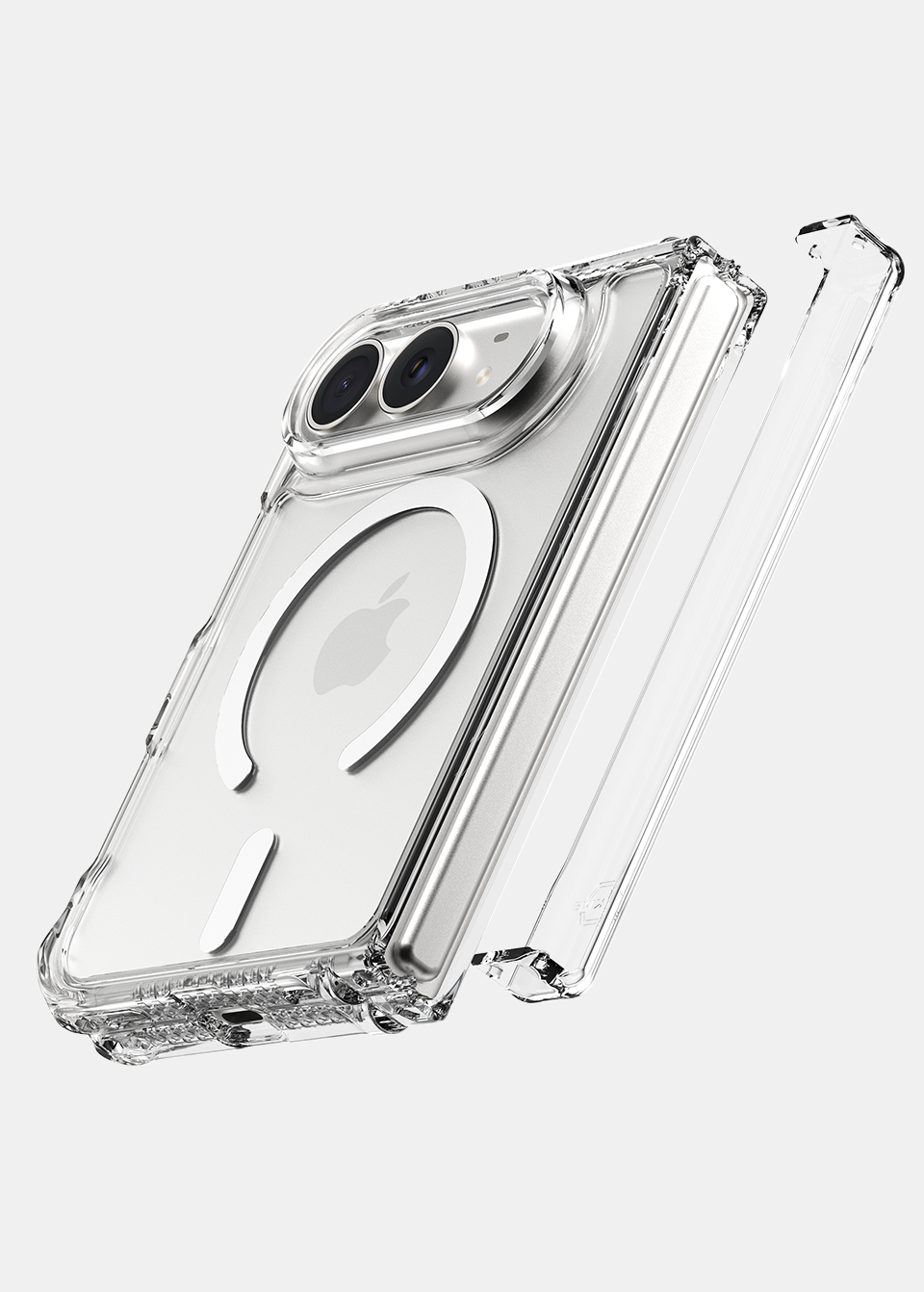 ITSKINS HYBRID R clear hinge case with MagSafe for Apple iPhone Ultra Fold