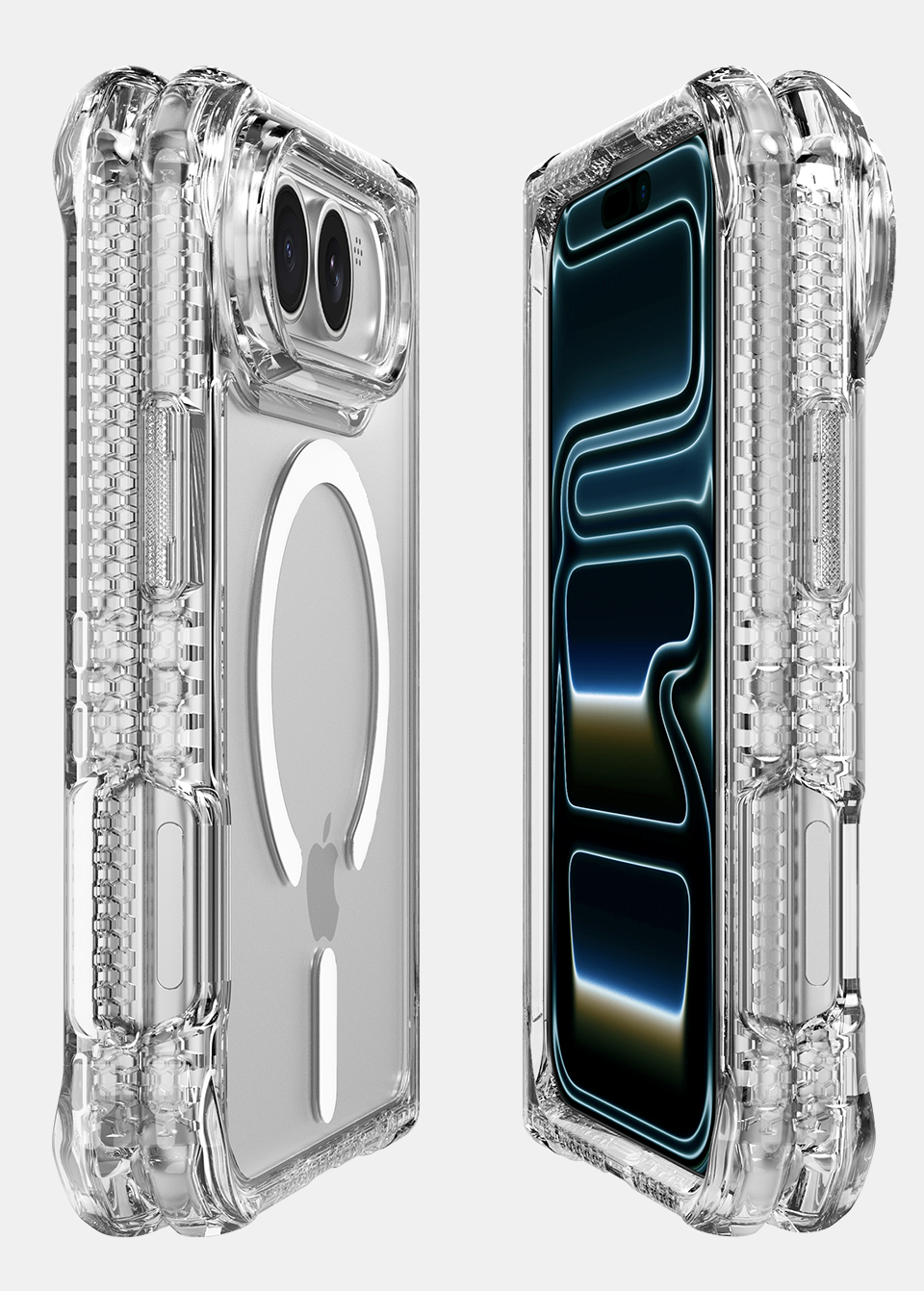 ITSKINS HYBRID R clear hinge case with MagSafe for Apple iPhone Ultra Fold