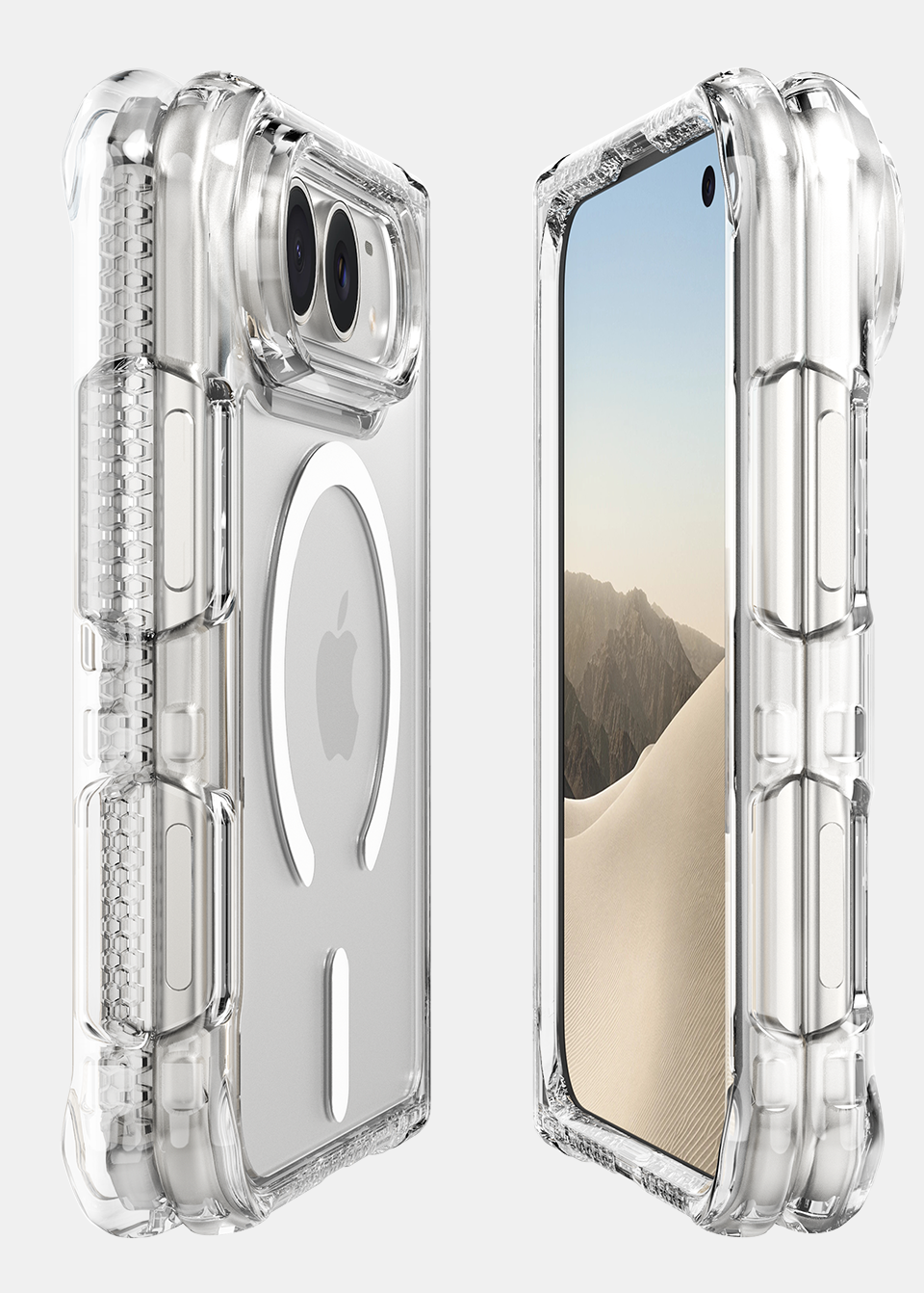 ITSKINS HYBRID R clear hinge case with MagSafe for Apple iPhone Ultra Fold