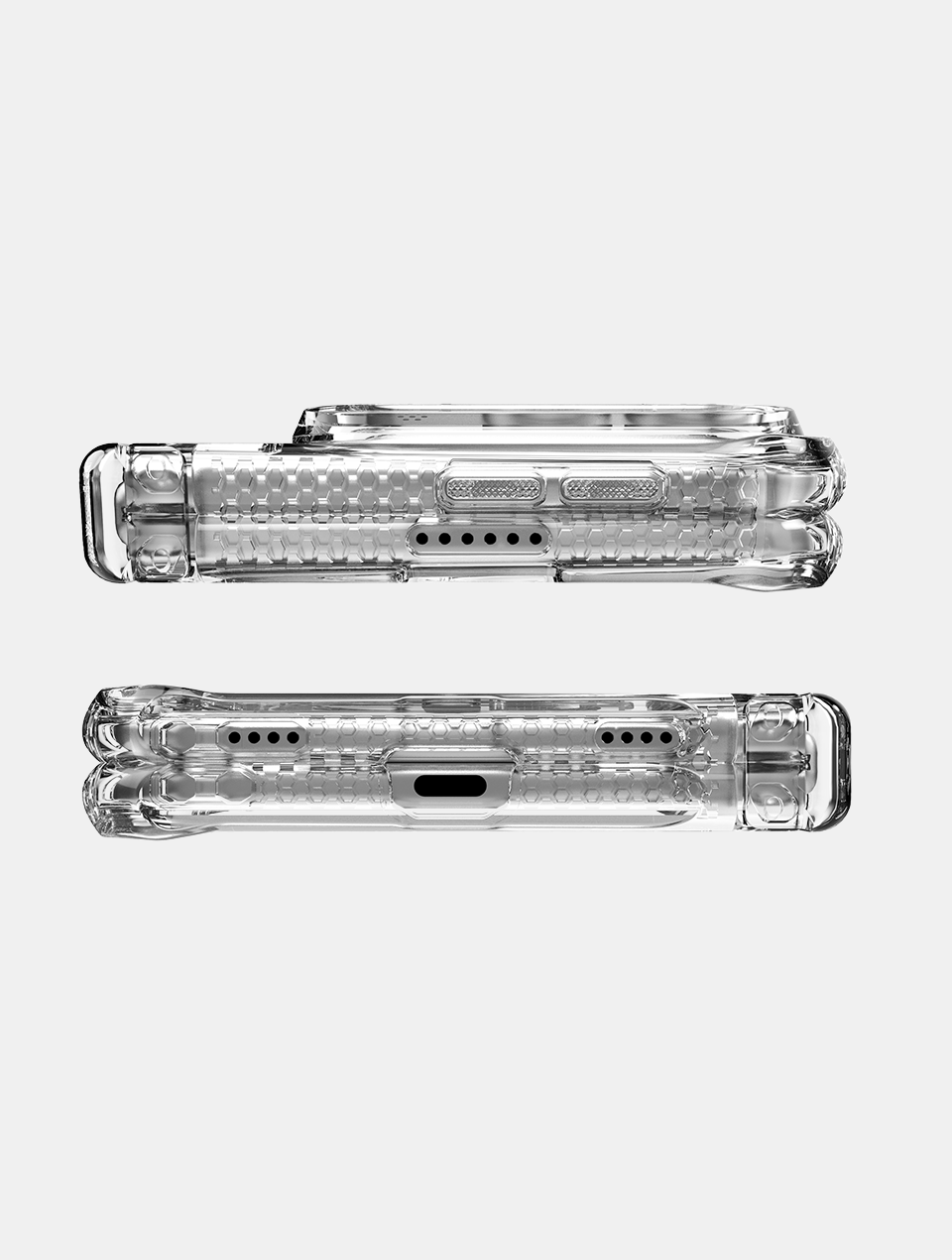 ITSKINS HYBRID R clear hinge case with MagSafe for Apple iPhone Ultra Fold