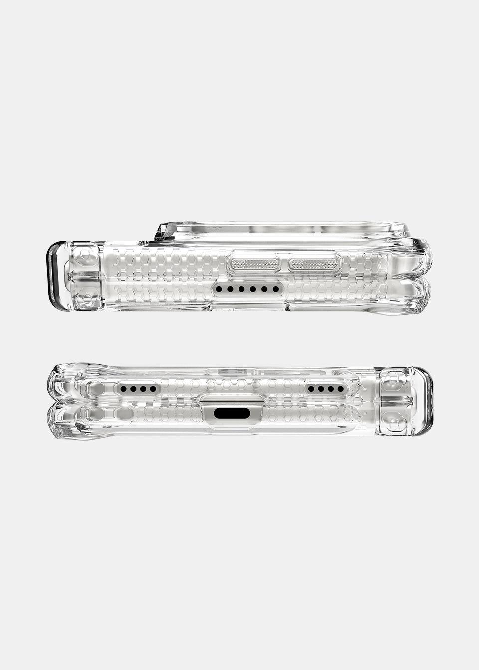 ITSKINS HYBRID R clear hinge case with MagSafe for Apple iPhone Ultra Fold