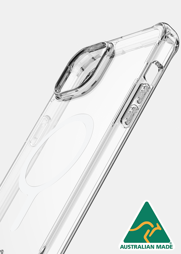 ITSKINS iPhone 15 ORIGIN R // CLEAR w/ MagSafe® - MADE IN AUSTRALIA