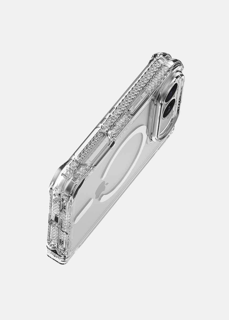 ITSKINS HYBRID R clear hinge case with MagSafe for Apple iPhone Ultra Fold
