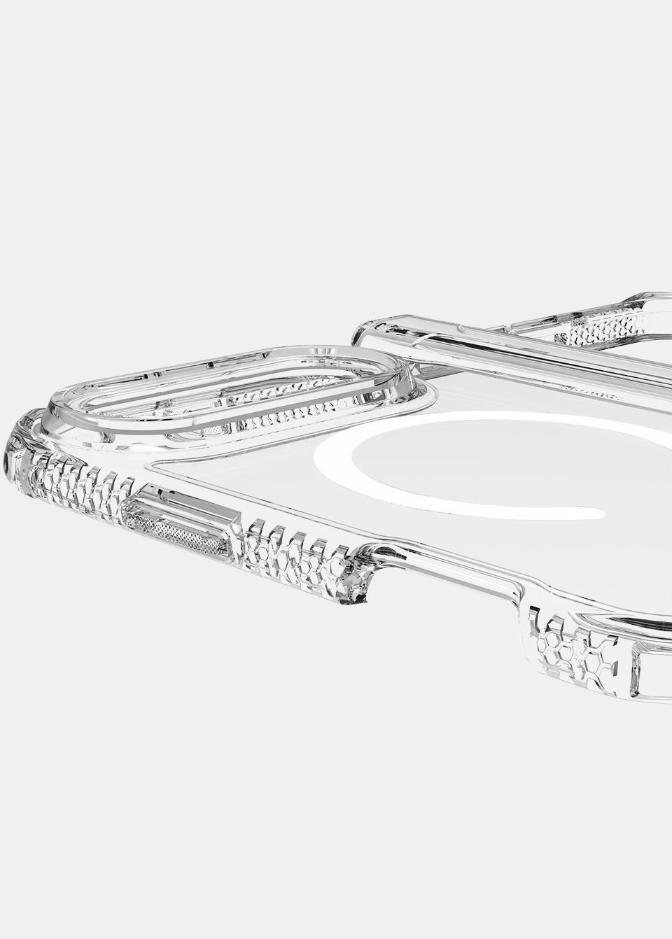 ITSKINS HYBRID R clear hinge case with MagSafe for Apple iPhone Ultra Fold