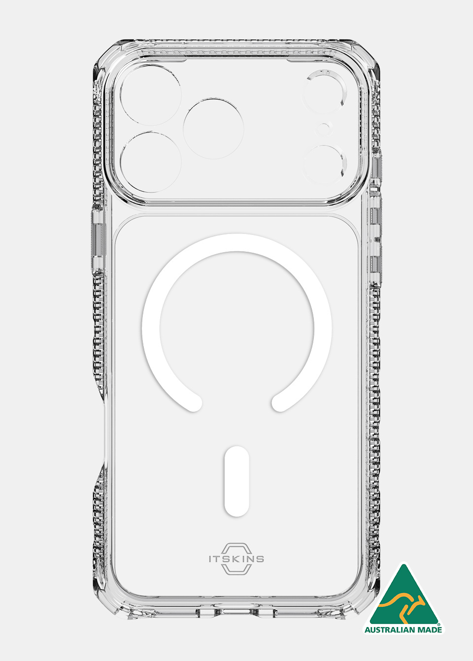 ITSKINS ORIGIN R clear case with MagSafe for iPhone 18 Pro Max, made in Australia