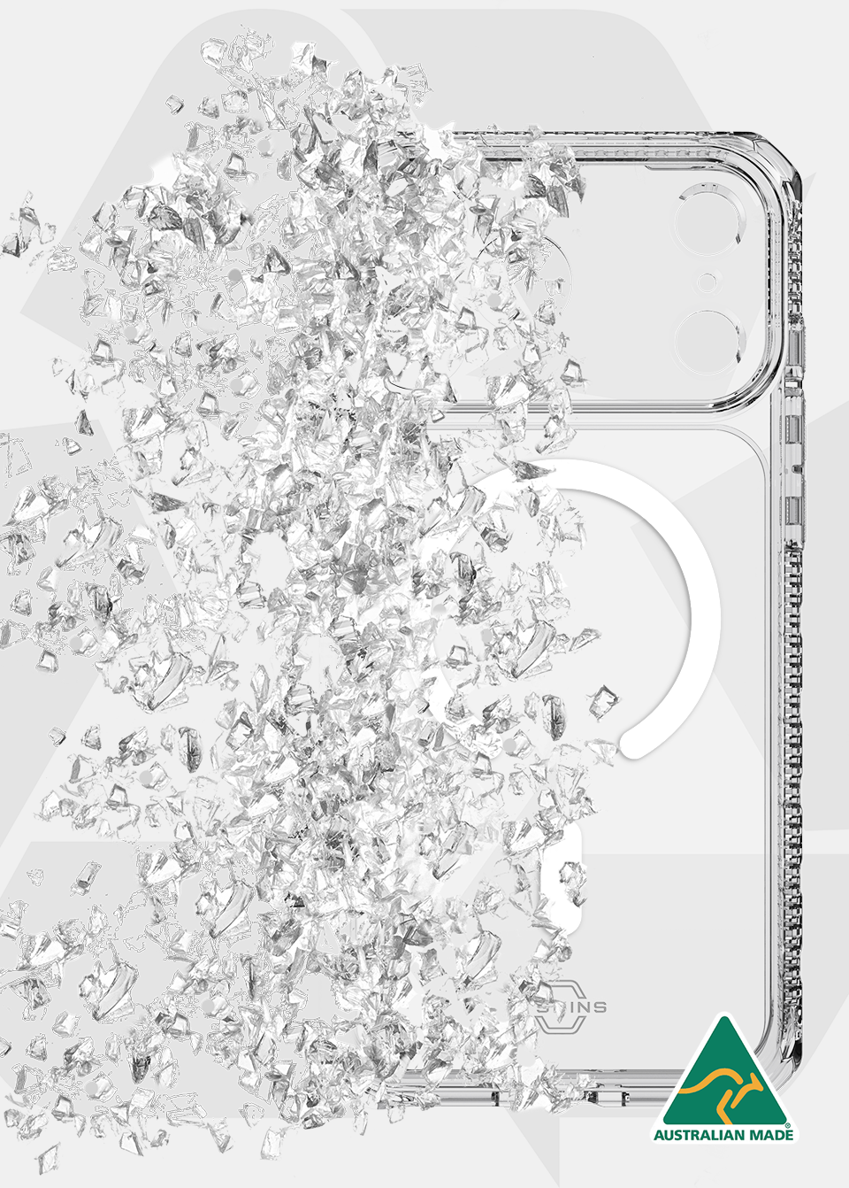 ITSKINS ORIGIN R clear case with MagSafe for iPhone 18 Pro Max, made in Australia