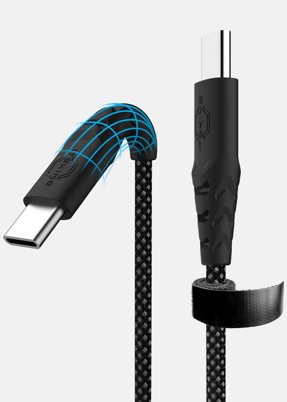 ITSKINS HYBRID - CABLE 100W 1.5m USB-C to USB-C 2.0